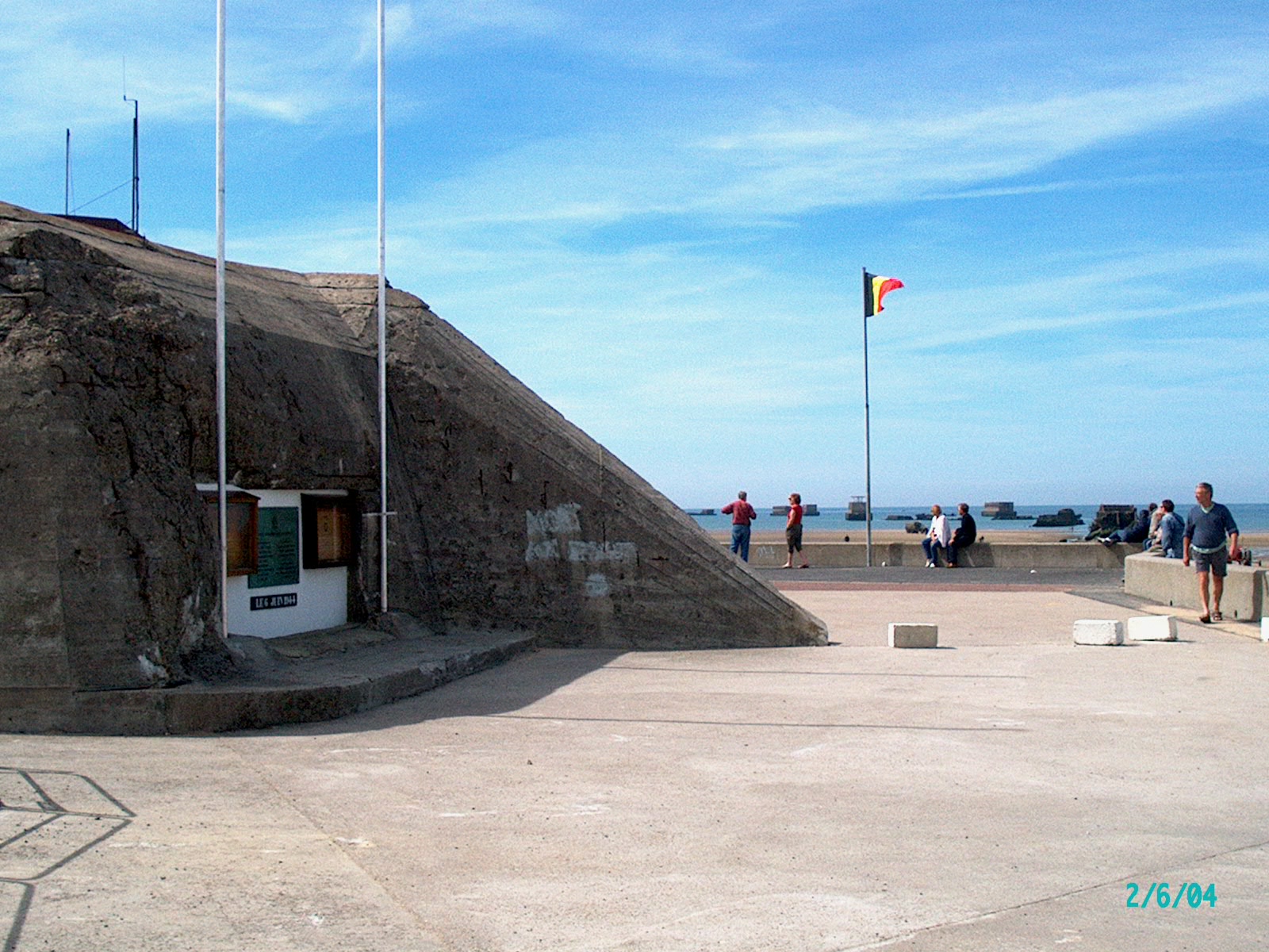 Bunker med mindeplade - Asnelles