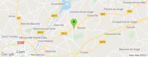 De engelske luftlandsÃ¦tninger - Placering i Normandiet